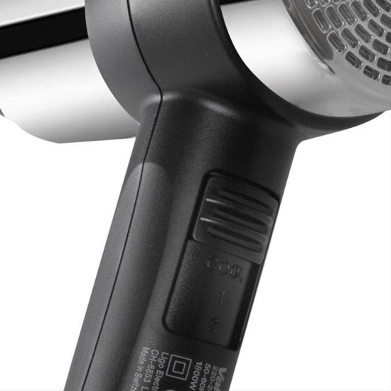 VALERA ACTION SUPER PLUS 1800 BLACK Σεσουάρ μαλλιών ξενοδοχειακού τύπου με επιτοίχια βάση, 1800W VALERA ACTION SUPER PLUS 1800 BLACK Σεσουάρ μαλλιών ξενοδοχειακού τύπου με επιτοίχια βάση, 1800W