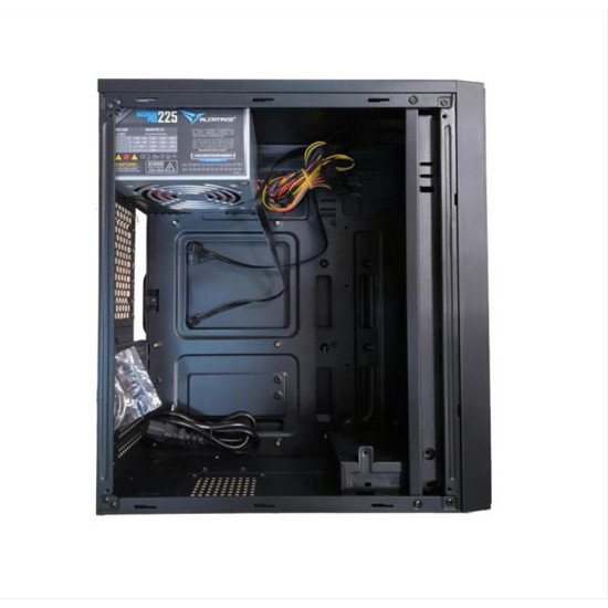 ALCATROZ PC CASE WITH PSU 450W FUTURA BLACK N2000 BLACK