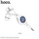 HOCO eaphones Easy clip telescopic M68 white
