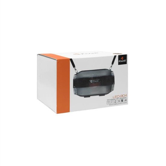 Kislonli LED-904, Bluetooth, USB, SD, FM gray  22119gr
