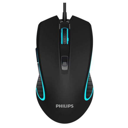 PHILIPS ενσύρματο gaming ποντίκι SPK9413, 6400DPI, 6 πλήκτρα, μαύρο PHILIPS ενσύρματο gaming ποντίκι SPK9413, 6400DPI, 6 πλήκτρα, μαύρο