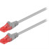 Καλώδιο δικτύου CAT 6, U/UTP patchcable, 1m, σε γκρι χρώμα
