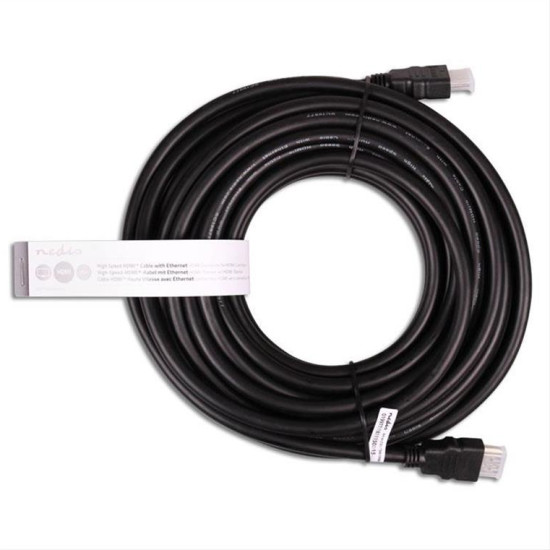 NEDIS CVGT34000BK100 Καλώδιο HDMI αρσ. - HDMI αρσ. 10m με επίχρυσες επαφές. NEDIS CVGT34000BK100 Καλώδιο HDMI αρσ. - HDMI αρσ. 10m με επίχρυσες επαφές.
