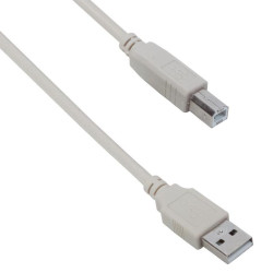 Καλώδιο Εκτυπωτή USB A σε USB B, 5m, DeTech, High Quality - 18040 - Για εκτυπωτή