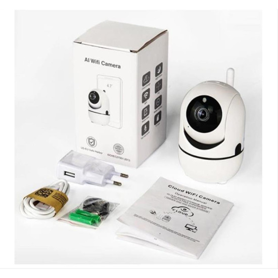 Smart κάμερα με λειτουργία ανίχνευσης κίνησης, 2MP, 1080p, WiFi, cloud HIP291-2M-AI Smart κάμερα με λειτουργία ανίχνευσης κίνησης, 2MP, 1080p, WiFi, cloud HIP291-2M-AI