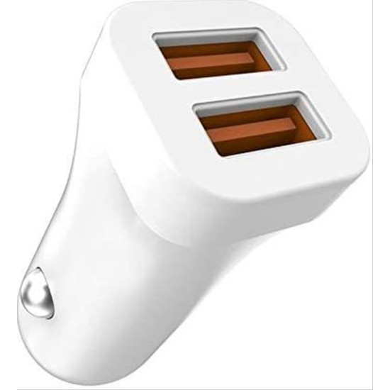 XO Car charger CC17 white 2USB QC 3.0
