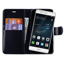 ΘΗΚΗ HUAWEI P9 LITE 5.2" LEATHER-TPU BOOK STAND BLACK 8168703 ΘΗΚΗ HUAWEI P9 LITE 5.2" LEATHER-TPU BOOK STAND BLACK 8168703