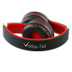 STEREO BLUETOOTH HEADPHONES V SOUND PRO VT900 BLACK-RED
