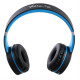 STEREO BLUETOOTH HEADPHONES V SOUND PRO VT900 BLACK-BLUE