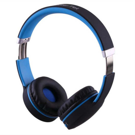 STEREO BLUETOOTH HEADPHONES V SOUND PRO VT900 BLACK-BLUE