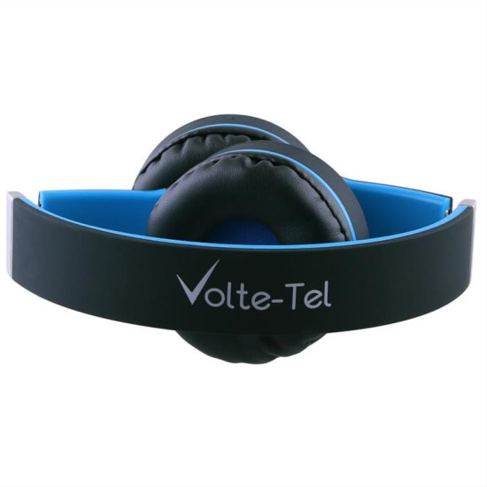 STEREO BLUETOOTH HEADPHONES V SOUND PRO VT900 BLACK-BLUE
