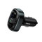 Baseus transmiter FM T-Type Bluetooth MP3 car charger black CCALL-TM01