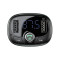 Baseus transmiter FM T-Type Bluetooth MP3 car charger black CCALL-TM01