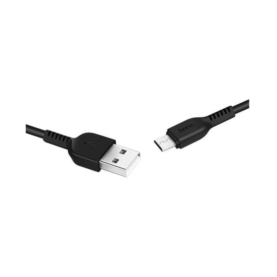 HOCO X13 Easy charged Micro charging cable black 1 meter