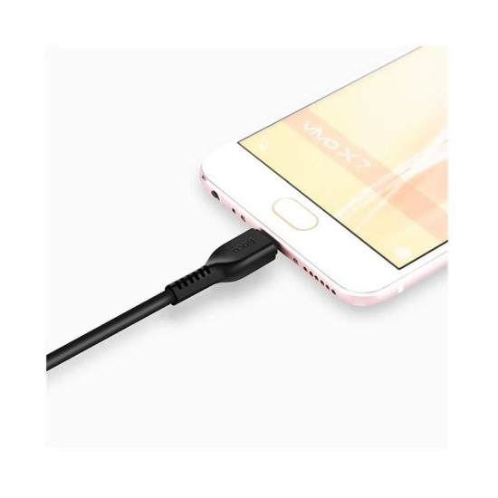 HOCO X13 Easy charged Micro charging cable black 1 meter