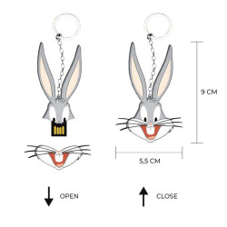 Pendrive with license Looney Tunes BUGS HEAD 16GB 2.0 Pendrive with license Looney Tunes BUGS HEAD 16GB 2.0