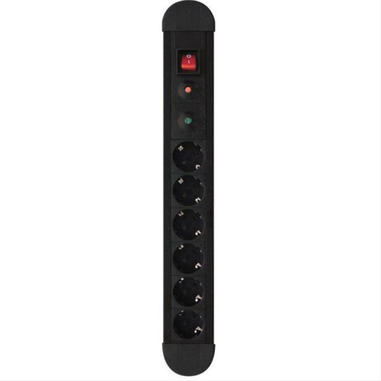 Protection Socket 6 x Schuko Power On SPU-06K