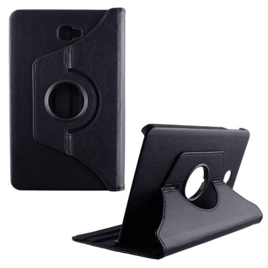 ΘΗΚΗ SAMSUNG TAB A T580 10.1" LEATHER BOOK ROTATING STAND BLACK
