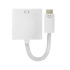 Qoltec Mini DVI Adapter male | DVI (24 + 5) female | 0.17m 50517
