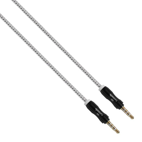 Καλώδιο ήχου, Earldom AUX07, υποδοχή 3.5mm, M / M, 1.0m, black - 14153 Καλώδιο ήχου, Earldom AUX07, υποδοχή 3.5mm, M / M, 1.0m, black - 14153