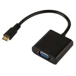 POWERTECH μετατροπέας HDMI 1.4V (M) Mini σε / VGA DB15 F), 0.20cm CAB-H031 POWERTECH μετατροπέας HDMI 1.4V (M) Mini σε / VGA DB15 F), 0.20cm CAB-H031