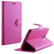ΘΗΚΗ IPHONE SE/5/5S 4.0" LINE LEATHER-TPU BOOK STAND PINK