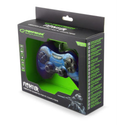 Esperanza GAMEPAD PC USB FIGHTER BLUE EGG105B