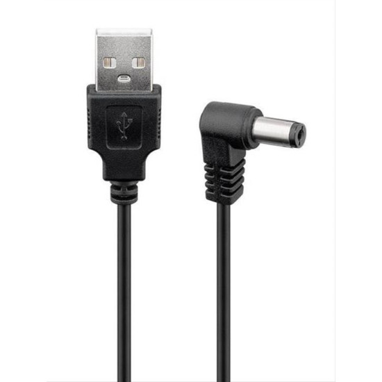 POWERTECH Καλώδιο USB 2.0(M) σε DC 5.5x2.5mm (F) CAB-U120, copper, 1.5m