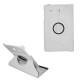 ΘΗΚΗ SAMSUNG T560/T561 TAB E 9.6" LEATHER BOOK ROTATING STAND WHITE