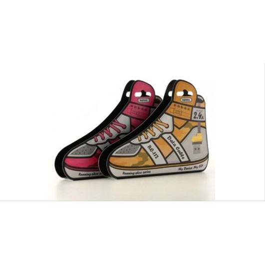 REMAX Lightning Running Shoe White Cable RC-112i