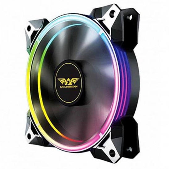 ARMAGGEDDON GAMING PC COOLING FAN (120MM RGB FAN) NEURON RGB RING IV