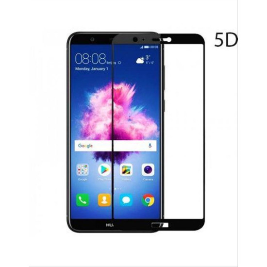POWERTECH Tempered Glass 5D Full Glue TGC-0204 για Huawei P Smart, μαύρο