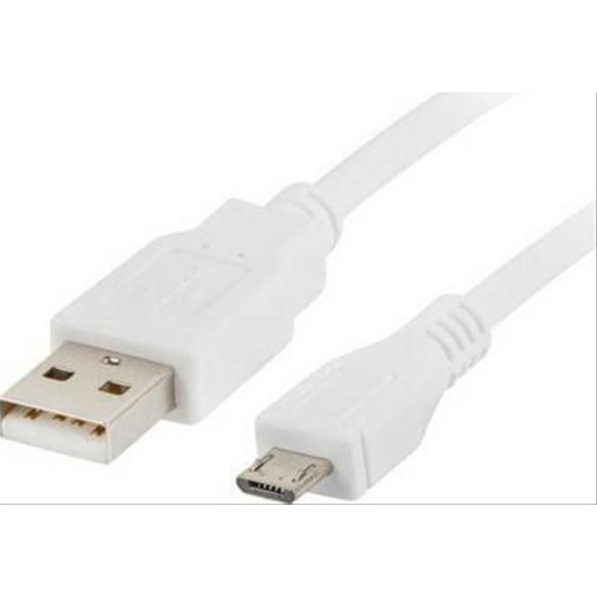 LANBERG Cable USB 2.0 micro AM-MBM5P 0.3M white CA-USBM-10CC-0003-W LANBERG Cable USB 2.0 micro AM-MBM5P 0.3M white CA-USBM-10CC-0003-W