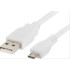 LANBERG Cable USB 2.0 micro AM-MBM5P 0.3M white CA-USBM-10CC-0003-W