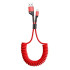 BASEUS cable Fish eye Spring Type C 2A 1m red CATSR-09