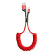 BASEUS cable Fish eye Spring Type C 2A 1m red CATSR-09