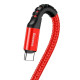 BASEUS cable Fish eye Spring Type C 2A 1m red CATSR-09