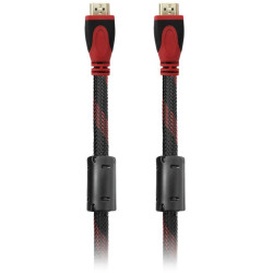 Καλώδιο HDMI Μ/Μ DeTech, 10m, Πλεξούδα και Φερριτή - 18048 Καλώδιο HDMI Μ/Μ DeTech, 10m, Πλεξούδα και Φερριτή - 18048