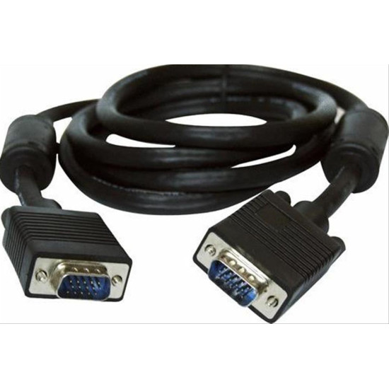 POWERTECH Καλώδιο VGA HD 15pin male - male, 1.5m , μαύρο