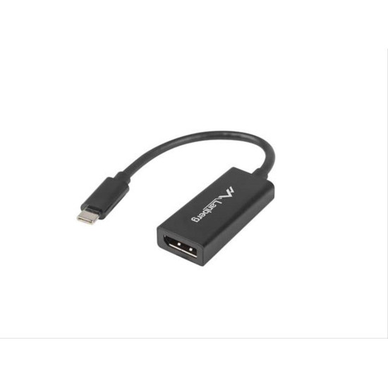 LANBERG Adapter USB CM - Displayport F 15cm black LANBERG Adapter USB CM - Displayport F 15cm black