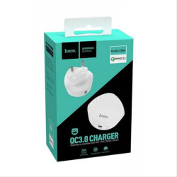 HOCO Wall charger Shell C68A 1xUSB QC 3.0 white