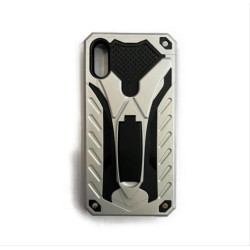 Defender Stand case for Samsung M10 silver