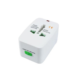 ΟΕΜ Αντάπτορας EU/US/UK/AU σε  EU/US/UK/AU DT 220V, Universal, Λευκό - 17109