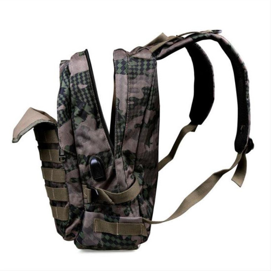 Camo Σακίδιο πλάτης για laptop έως 15,6", με ενσωματωμένη θύρα USB NOD Camo