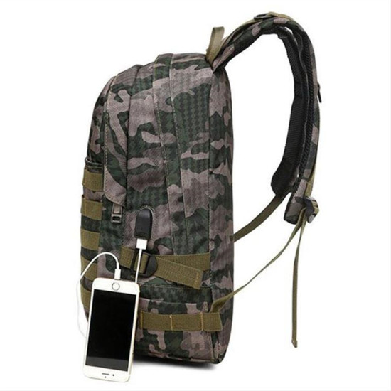 Camo Σακίδιο πλάτης για laptop έως 15,6", με ενσωματωμένη θύρα USB NOD Camo