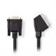 Καλώδιο SCART αρσ. - VGA θηλ., 2m NEDIS CVGP31550BK20