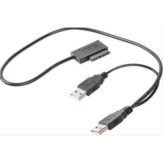 Gembird Adapter USB(M)+Power -> SATA Slim SSD (The cable) A-USATA-01