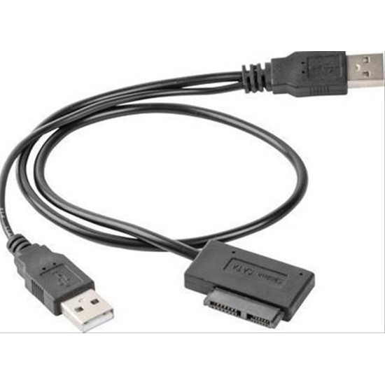 Gembird Adapter USB(M)+Power -> SATA Slim SSD (The cable) A-USATA-01