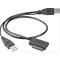 Gembird Adapter USB(M)+Power -> SATA Slim SSD (The cable) A-USATA-01