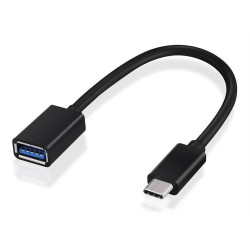 POWERTECH Καλώδιο USB Type-C σε USB 3.1 OTG, ABS, 0.20m, μαύρο  CAB-UC016